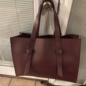 Rachel Zoe Rich Brown Tote Bag